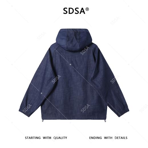 61080SDSA秋冬新款痞帅男装简约半纽扣长袖连帽T恤百搭下摆松紧设计潮 商品图5