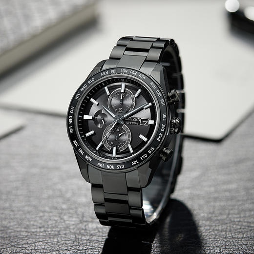 西铁城/CITIZEN光动能电波舒博钛商务男手表AT8294-59E 商品图5