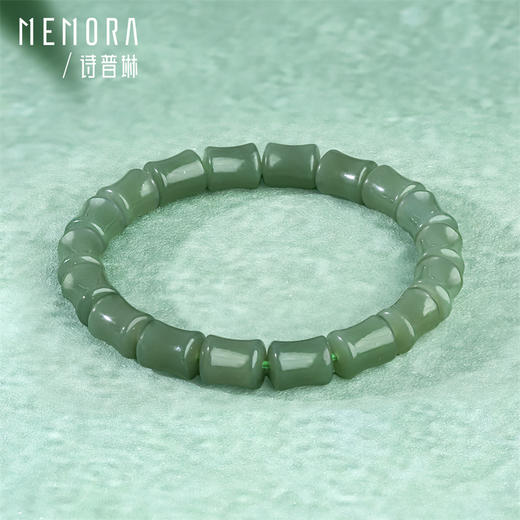 和田玉竹节手串手链 节节高升送礼自带MEMORA诗普琳NB009501、NB009502【线上专供】 商品图8