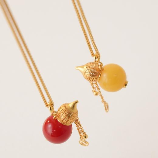 非金属树脂项链 西子/葫芦吊坠项链锁骨链毛衣链/SSKX0049 商品图0