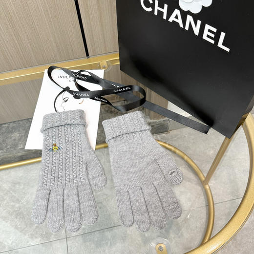 秋冬特惠💰200 西太后新款针织毛线保暖手套 商品图4