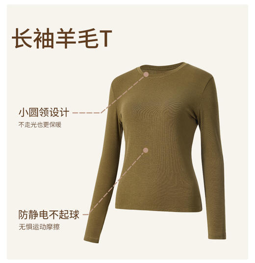 【sw速惟】修身圆领显瘦运动休闲瑜伽长袖S4AW4171 商品图8