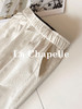专柜实拍【小众设计感】拉夏贝尔/La Chapelle高腰松紧时髦撞色休闲裤小个子显瘦直筒裤 商品缩略图9
