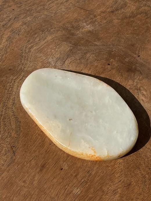 和田金沁白玉雕蝙蝠纹颜料硯，顺丰包邮 商品图2