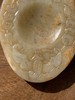 和田金沁白玉雕蝙蝠纹颜料硯，顺丰包邮 商品缩略图8