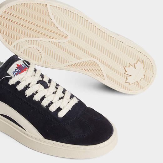 DSQUARED2 男士 Rider系列 字母徽标印花休闲运动鞋 白色+黑色 SNM0441 14170001 M4125 商品图4