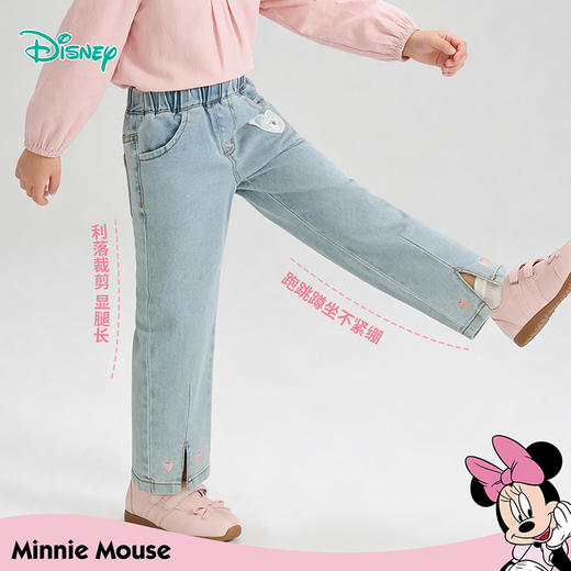 迪士尼女童牛仔长裤XD3DK038 商品图4