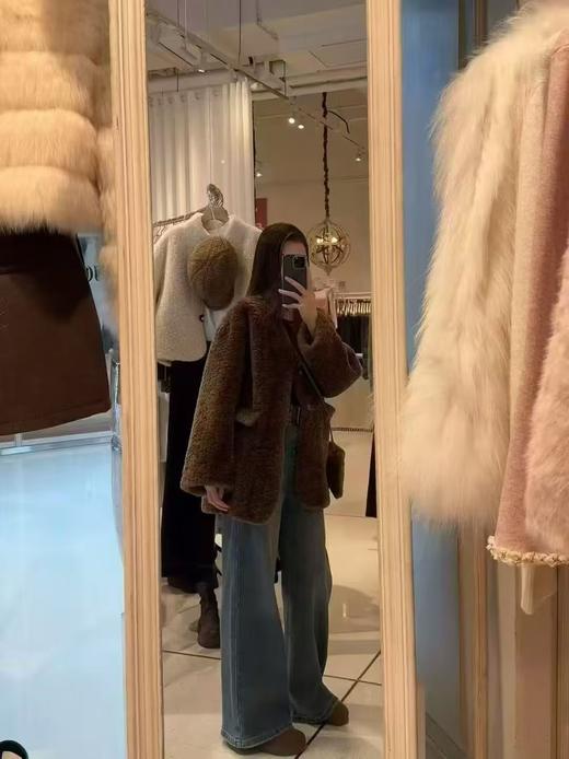 【门店同款】ENJOY冬季“暖冬软糖”配包包毛外套 167994297 商品图0