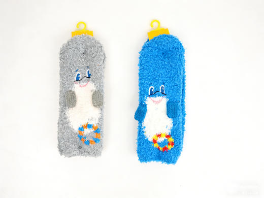 TUTUANNA 秋冬季居家毛毛船袜 16~18cm 2双/组 商品图1