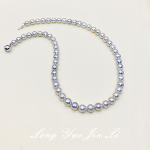 S925珍珠项链（海水真多麻）；7-8mm 商品图0