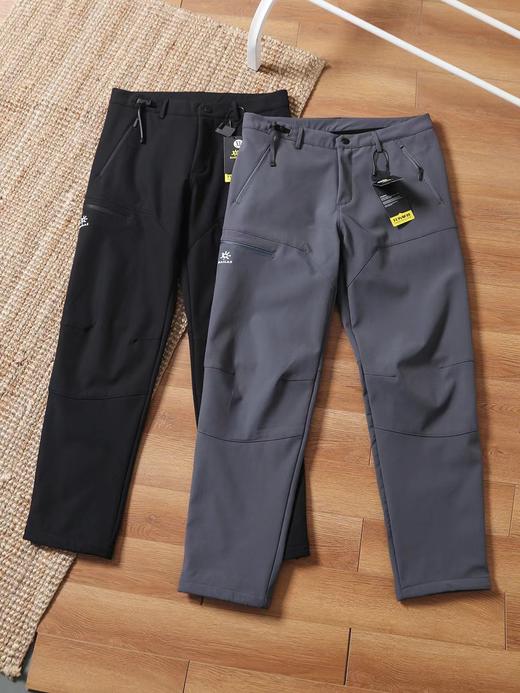 F011276冬季户外防风防水立体褶皱设计软壳休闲长裤 商品图0