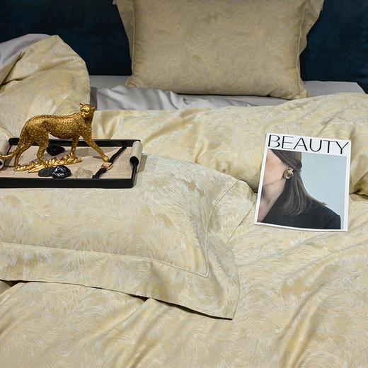 KINGCO京彩100支色织提花四件套------浮影 商品图2