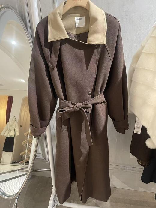 【门店同款】ENJOY冬季“游牧漫寻”摩卡慕斯加厚风衣外套 168144702 商品图1