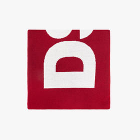 DSQUARED2 男士字母徽标提花羊毛针织围巾 红色 KNM0201 01W05506 4065