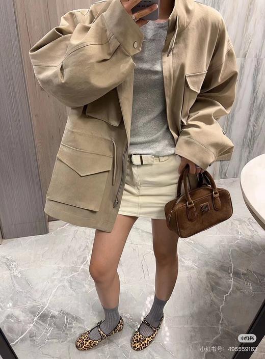 F011208新款可手拎可斜挎鹿皮绒女士保龄球包包 商品图5