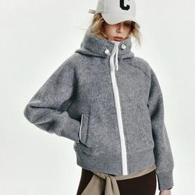 鹅家同款“羊毛羽绒服” ，57.3%绵羊毛+90%白鸭绒填充，外面时髦，里面保暖【3-5天发货】