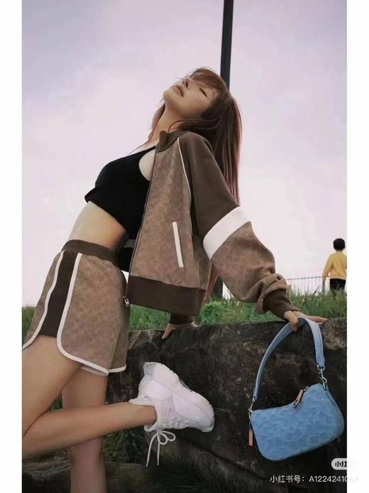 𝐂𝐇女款撞色老花夹克 短裤套装 商品图4
