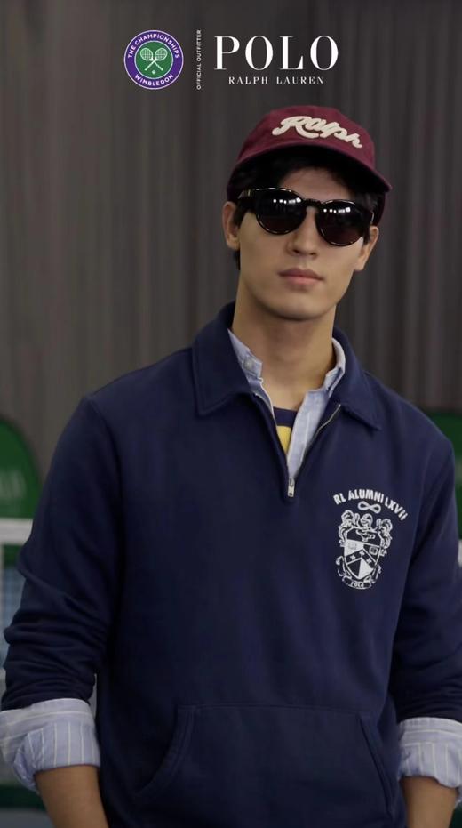 F011249松弛有度日常通勤休闲翻领半拉链小马卫衣 商品图3