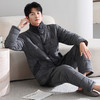 雀说 三层加厚羽绒夹棉袄睡衣男士冬季加绒家居服 商品缩略图2