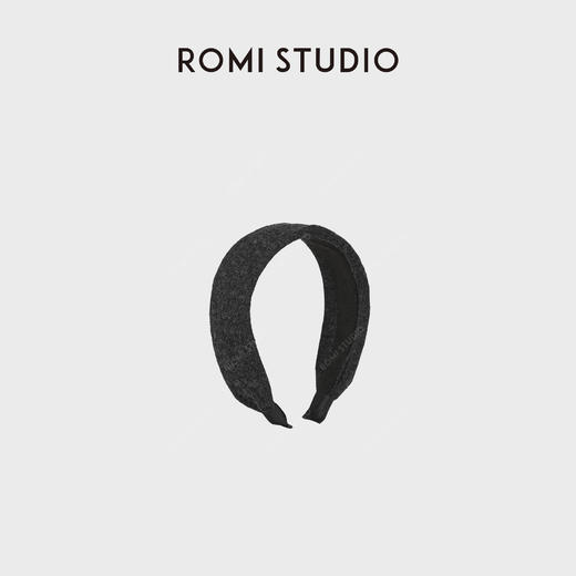 ROMI STUDIO“视觉魔法”羊毛混纺高颅顶立体宽边发箍 RWCWP07519 商品图2