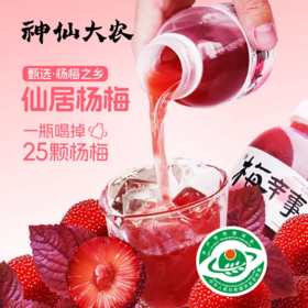 紫苏杨梅汁  1瓶杨梅汁=25颗地标杨梅  果汁含量≥ 60%  餐后来口杨梅汁 清甜润口 身心舒爽无负担 245ml*6瓶/箱