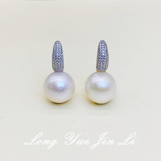 S925珍珠耳饰（淡水）；14-15mm 商品图0