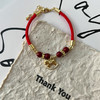 阿吉豆红绳马上有钱吊坠红色玛瑙手链本命年小马串珠-纪念日百货门店同款168646075 商品缩略图0