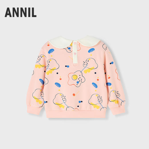 【实体店同款】女童圆领长袖卫衣春季新款安奈儿童装TG611613 商品图1