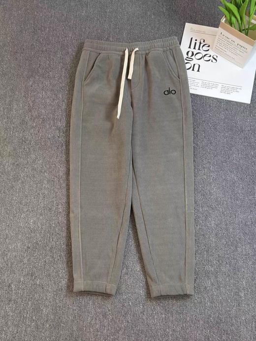 F011271男女同款加绒卫裤刺绣款加厚卫裤束脚裤 商品图6