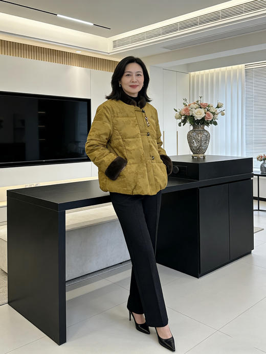 妈妈婆婆新年仪式感加绒夹棉厚款国风棉服 商品图6