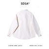 SDSA男士秋冬新款痞帅男装潮牌设计感竖纹翻领长袖衬衫百搭简约 商品缩略图4