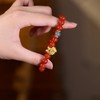 【马上开心·猫眼石双圈手串】敦煌福泽小众新中式红玛瑙猫眼石渐变双圈手串女 高级感小木马叠戴 商品缩略图13
