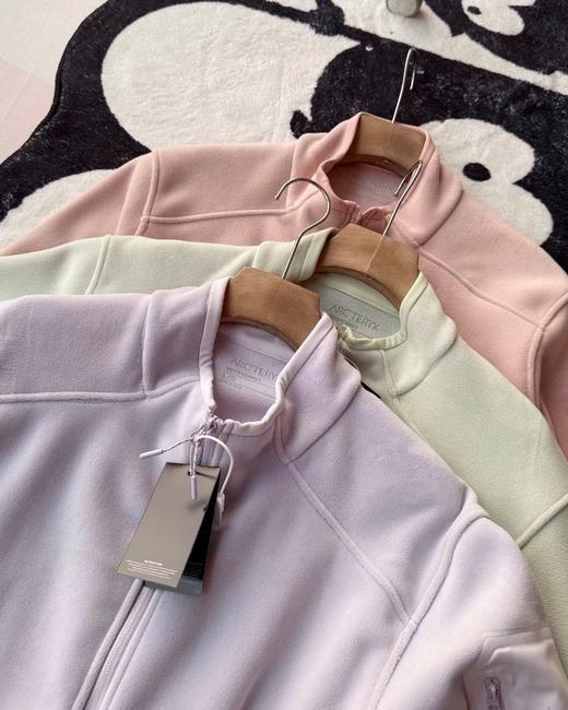 F011230冬新款女士户外运动休闲羊羔毛保暖抓绒衫外套 商品图10