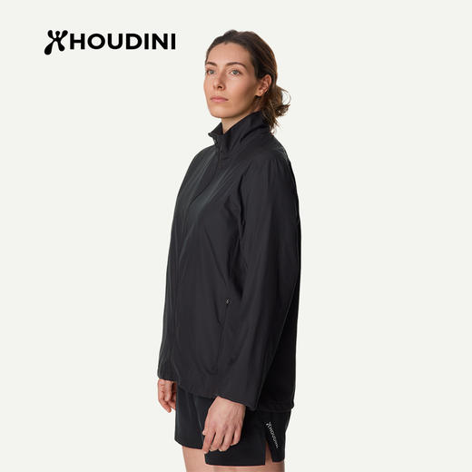 HOUDINI胡丁尼 Pace Trail 疾速户外26春夏新女立领骑行跑步防风夹克 810060 商品图4