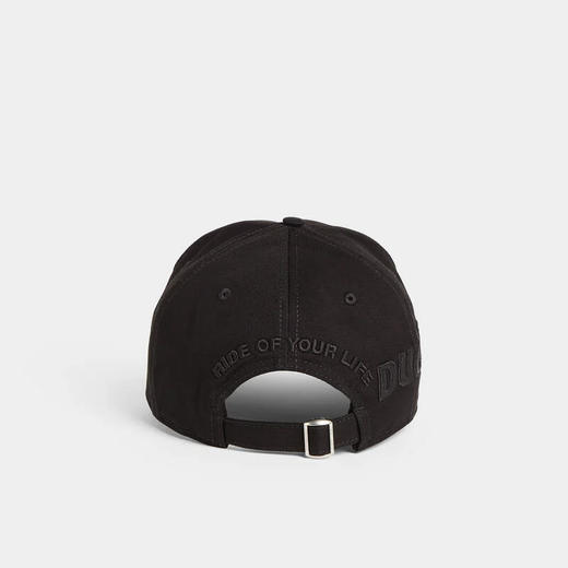 DSQUARED2 男士 Ducati联名 徽标贴片棉质棒球帽 黑色 BCM0947 05C00001 2124 商品图1