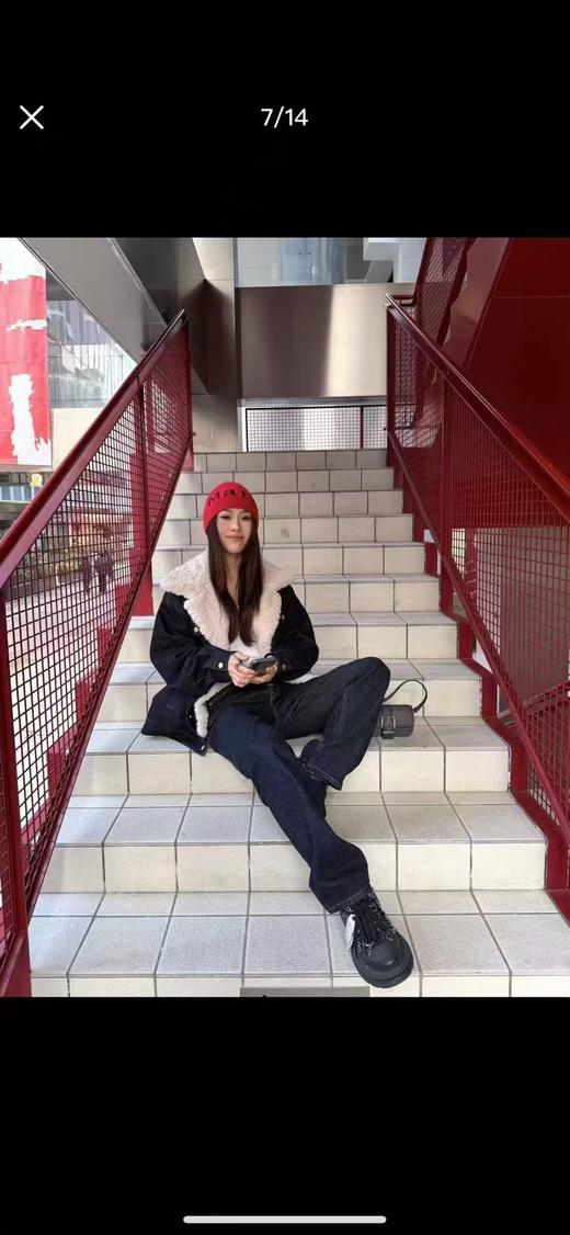 【春上新】【新品】(6楼李维斯)   新年款牛仔夹棉服 L006Q40000  吊牌价1499 商品图2