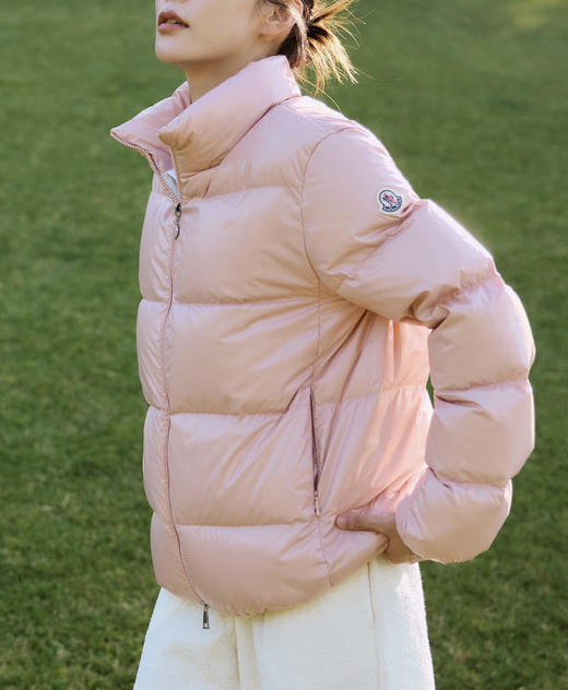 新款简约低调男女同款蒙口白鸭绒羽绒服 商品图0