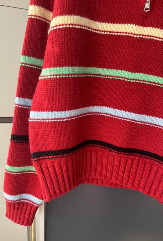 F011263日系秋冬氛围感半拉链宽松针织毛衣 商品图14