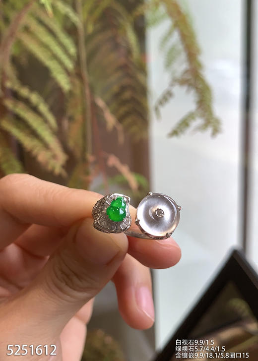 5251612，平安扣戒指。具体价格微信咨询 商品图1