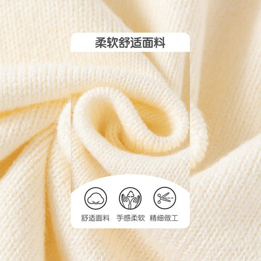 软糯感小爱心纯棉婴儿毛衣A类秋冬女童毛衣开衫针织婴儿开衫外套 商品图1