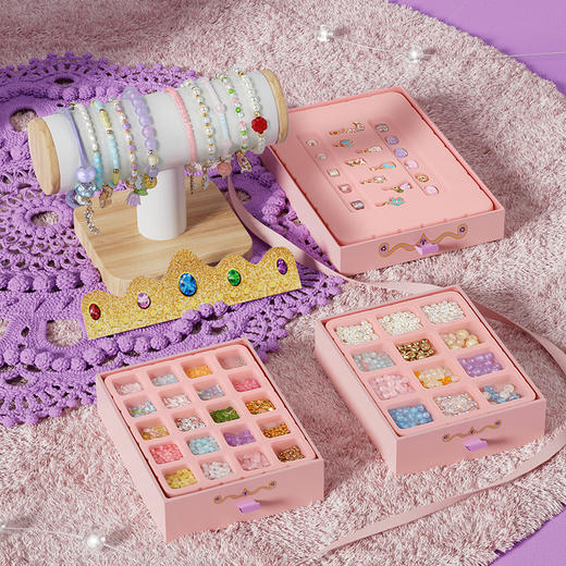 科学罐头过家家发饰礼盒套装精致公主女孩子新年儿童玩具生日礼物 商品图6