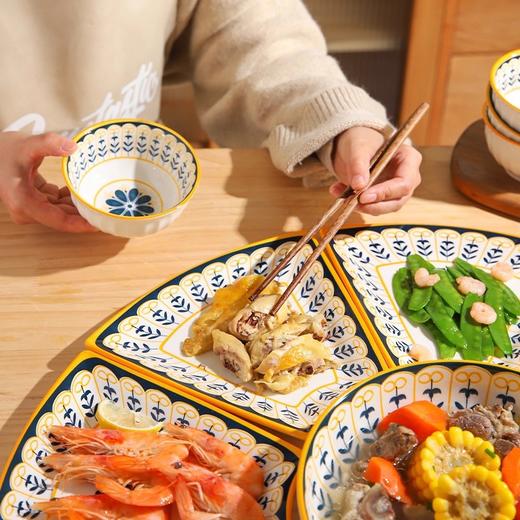 【团圆大拼盘❗聚会家宴一套搞定】可烤可微波炉，釉下彩拼盘餐具陶瓷盘子汤碗家用年夜饭过年碗碟套装礼盒。rf 商品图1