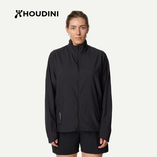 HOUDINI胡丁尼 Pace Trail 疾速户外26春夏新女立领骑行跑步防风夹克 810060 商品图3