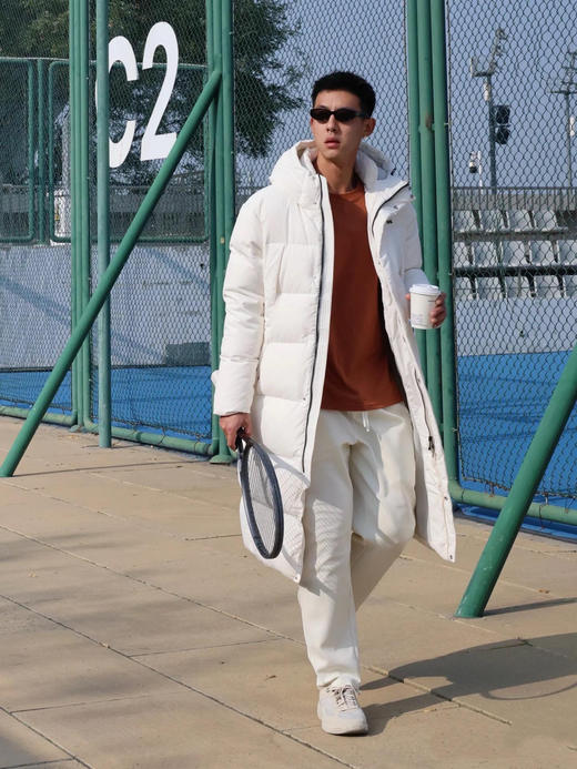 中戏系品牌正品三防中长款90绒羽绒服 商品图1