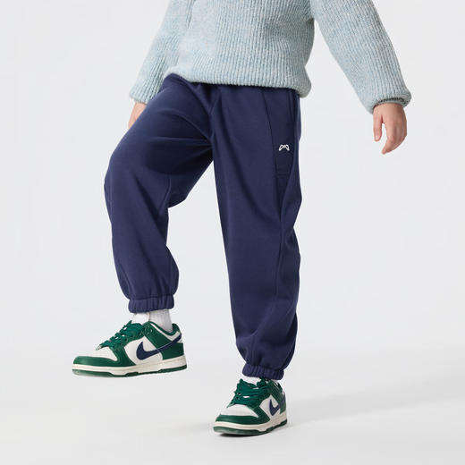 【MQD】【加绒】男童25冬新款街潮学院运动裤亲肤保暖女童卫裤 商品图4