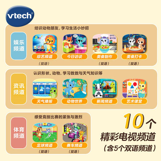 伟易达新款双语遥控小电视宝宝早教仿真过家家复古玩具儿童礼物 商品图2