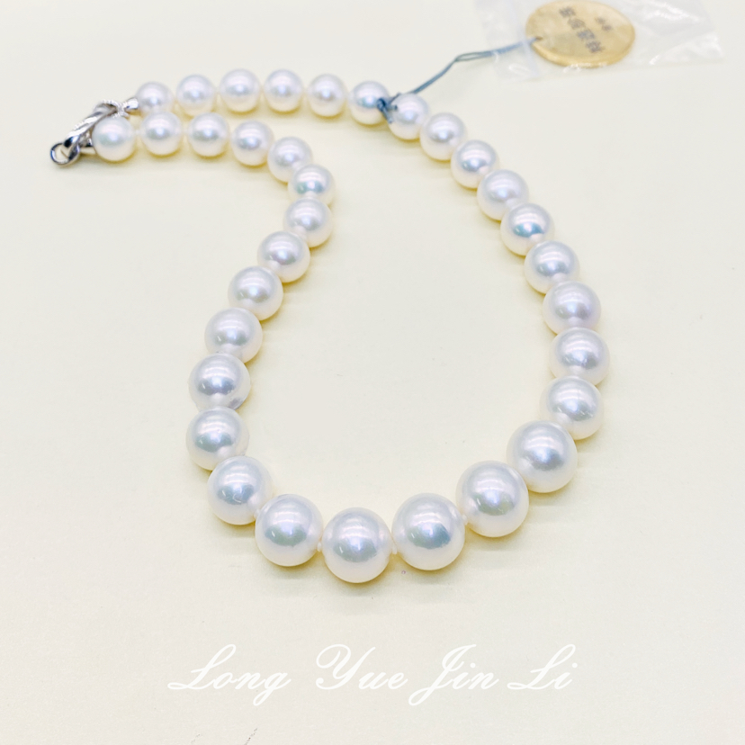 S925珍珠项链（淡水）；10-12mm