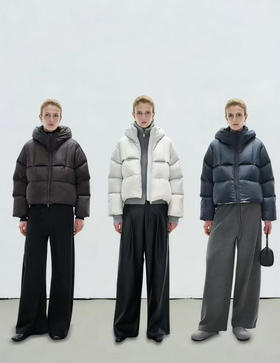 显白W者！BO兰进口 95% 白鹅绒面包羽绒服