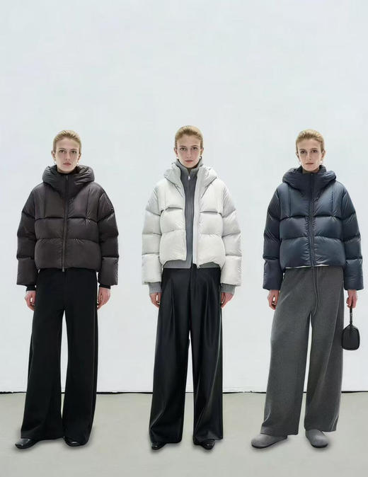 显白W者！BO兰进口 95% 白鹅绒面包羽绒服 商品图0