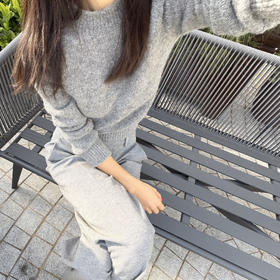 ROMI STUDIO“格雷高知”牦牛绒绵羊毛混纺软糯套头毛衫RW24AS90937